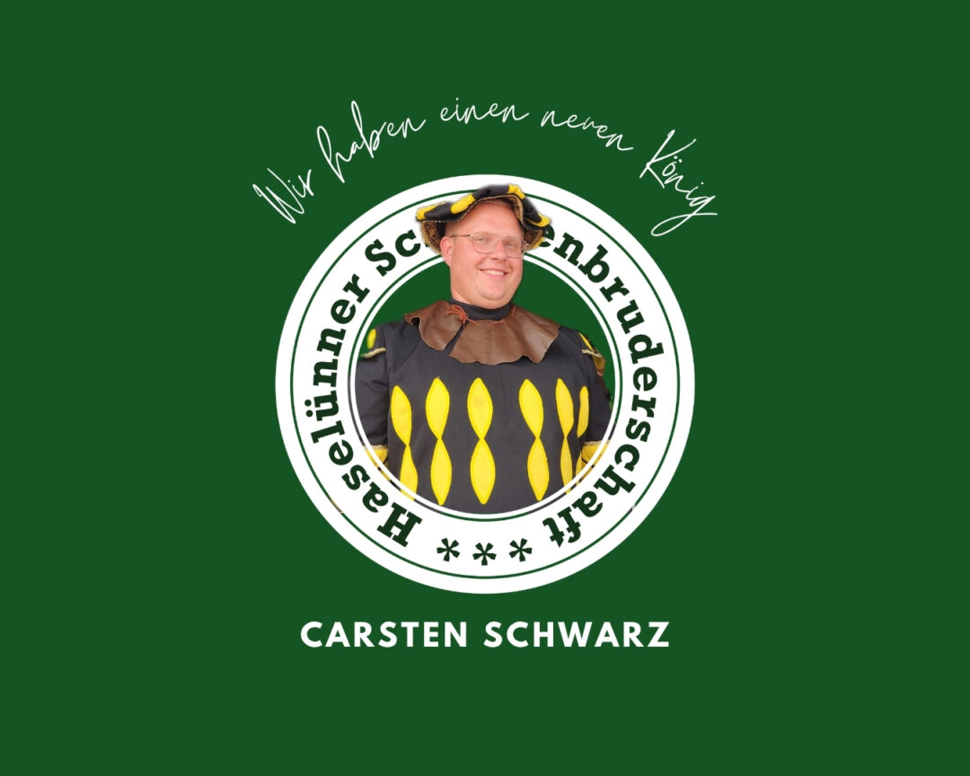 Ein neuer Schützenkönig für unsere Bruderschaft: Carsten I. Schwarz regiert nun die Haselünner Schützen der SBS!